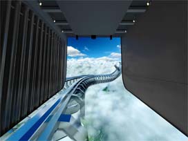 驕陽房地產宣傳片|出軌啦！鐵軌從屏幕里跑出來了！