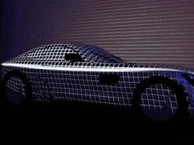 前沿分享丨3D投影映射下，這輛汽車更像“一件藝術品”