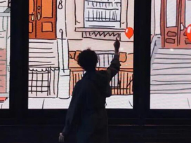 前沿分享丨站在門口，撲面而來的互動創意感