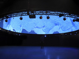 前沿分享丨沉浸式穹頂式投影,感受潮汐流動