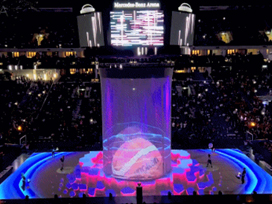 前沿分享丨2022歐洲男子籃球錦標賽，探索LED光幕