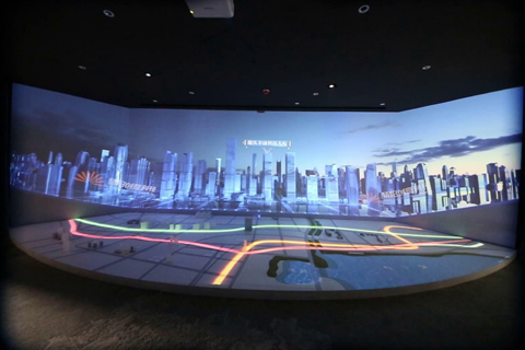 數(shù)字沙盤?地鐵科技大廈